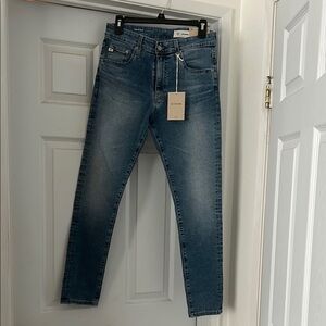AG-ED Denium Farrah Ankle Mid-Rise skinny Jeans